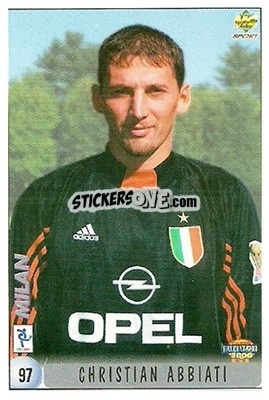 Figurina Christian Abbiati - Calcio 1999-2000 - Mundicromo