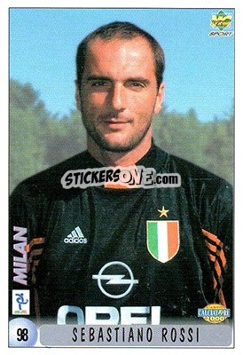 Sticker Sebastiano Rossi - Calcio 1999-2000 - Mundicromo