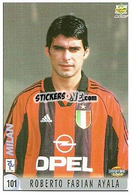 Sticker Robert Fabian Ayala - Calcio 1999-2000 n. 101 - Mundicromo