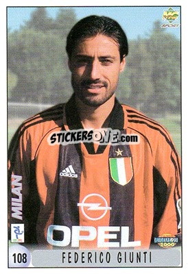 Sticker F. Giunti / Checklist - Calcio 1999-2000 n. 108 - Mundicromo