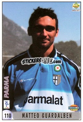 Sticker Matteo Guardalben - Calcio 1999-2000 n. 110 - Mundicromo