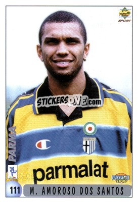 Sticker M. Amoroso Dos Santos - Calcio 1999-2000 n. 111 - Mundicromo