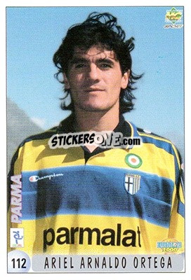 Sticker O. Ortega / L. Apolloni - Calcio 1999-2000 n. 112 - Mundicromo