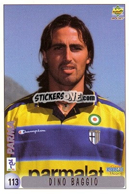 Sticker Dino Baggio - Calcio 1999-2000 n. 113 - Mundicromo