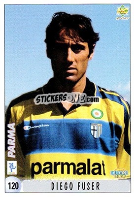 Sticker D. Fuser / Checklist - Calcio 1999-2000 n. 120 - Mundicromo