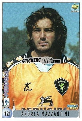Sticker Andrea Mazzantini - Calcio 1999-2000 n. 121 - Mundicromo