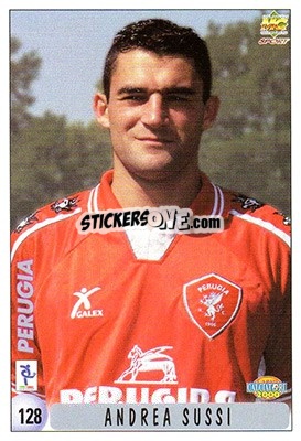 Sticker Andrea Sussi - Calcio 1999-2000 n. 128 - Mundicromo