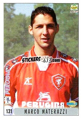 Sticker M. Materazzi / J. E. Bolano - Calcio 1999-2000 n. 131 - Mundicromo