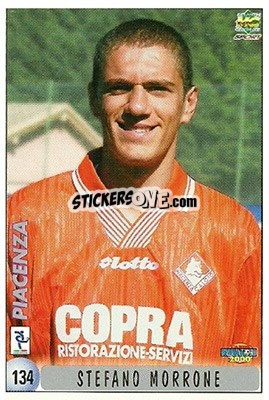 Sticker Stefano Morrone - Calcio 1999-2000 - Mundicromo