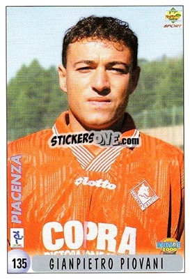 Sticker Giampietro Piovani - Calcio 1999-2000 - Mundicromo