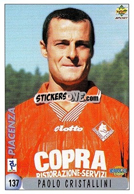 Sticker M. Rastelli / P. Cristallini - Calcio 1999-2000 n. 137 - Mundicromo