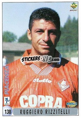 Figurina Ruggiero Rizzitelli - Calcio 1999-2000 - Mundicromo
