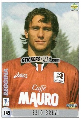 Sticker E. Brevi / J. Oshadogan - Calcio 1999-2000 - Mundicromo