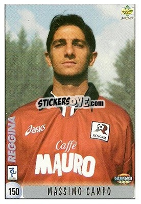 Figurina Massimo Campo - Calcio 1999-2000 - Mundicromo