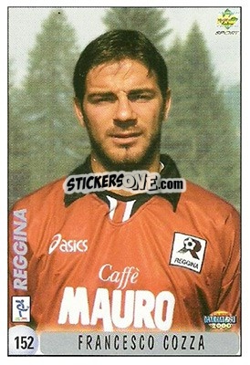 Sticker Francesco Cozza - Calcio 1999-2000 n. 152 - Mundicromo