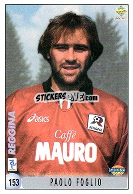 Cromo Paolo Foglio - Calcio 1999-2000 - Mundicromo