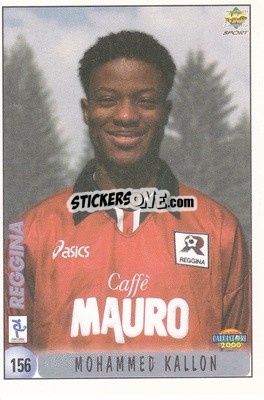 Sticker M. Kallon / Checklist - Calcio 1999-2000 n. 156 - Mundicromo