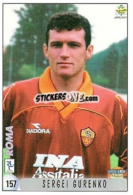 Sticker F. Antonioli / S. Gurenko - Calcio 1999-2000 n. 157 - Mundicromo