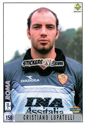 Sticker A. Mangone / C. Lupatelli - Calcio 1999-2000 n. 158 - Mundicromo