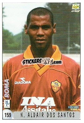 Sticker Aldair / V. Montella - Calcio 1999-2000 - Mundicromo