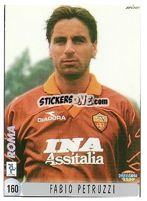 Sticker D. Alenitchev / F. Petruzzi - Calcio 1999-2000 n. 160 - Mundicromo