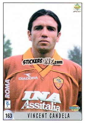 Sticker V. Candela / I. Tomic - Calcio 1999-2000 n. 163 - Mundicromo