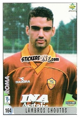 Sticker L. Choutos / D. Tommasi - Calcio 1999-2000 n. 164 - Mundicromo