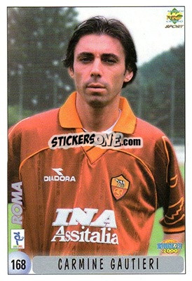 Sticker C. Gautieri / Checklist - Calcio 1999-2000 n. 168 - Mundicromo
