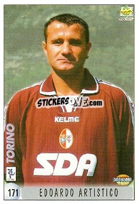 Sticker E. Artistico / G. Lentini - Calcio 1999-2000 n. 171 - Mundicromo