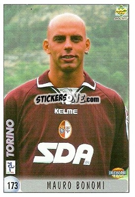 Sticker M. Bonomi / G. Mendez - Calcio 1999-2000 n. 173 - Mundicromo