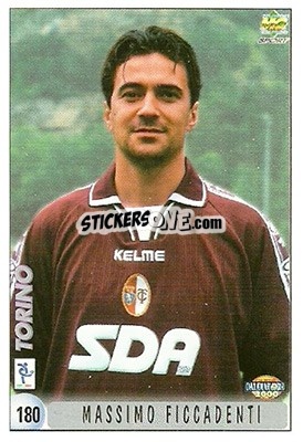 Sticker M. Ficcadenti / Checklist - Calcio 1999-2000 - Mundicromo