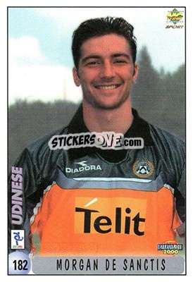 Sticker M. De Sanctis / M. Margiotta - Calcio 1999-2000 n. 182 - Mundicromo