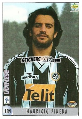 Sticker V. Bertotto / M. Pineda - Calcio 1999-2000 n. 184 - Mundicromo