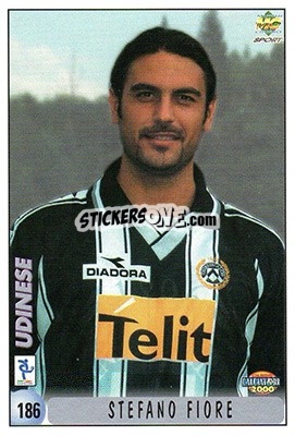 Sticker Stefano Fiore - Calcio 1999-2000 n. 186 - Mundicromo