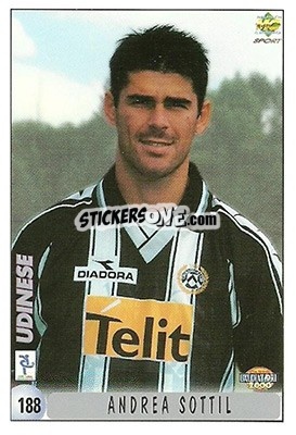 Sticker R. H. Genaux / A. Sottil - Calcio 1999-2000 n. 188 - Mundicromo