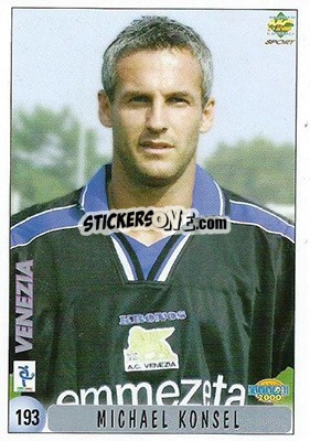 Sticker M. Konsel / G. Iachini - Calcio 1999-2000 - Mundicromo