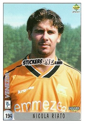 Sticker N. Riato / G. Iachini - Calcio 1999-2000 n. 194 - Mundicromo