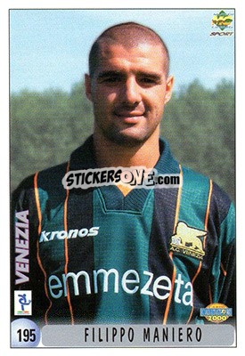 Sticker G. Luppi / F. Maniero - Calcio 1999-2000 - Mundicromo