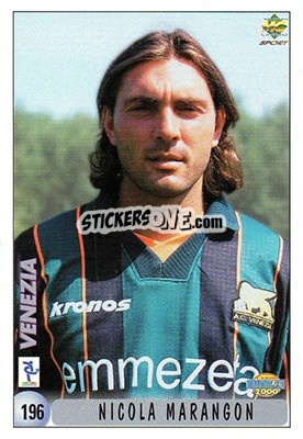 Sticker M. Bianchi / N. Marangon - Calcio 1999-2000 n. 196 - Mundicromo