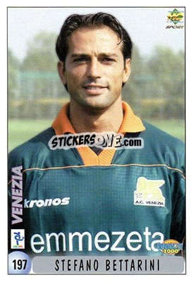 Figurina F. A. Bilica / S. Bettarini - Calcio 1999-2000 - Mundicromo