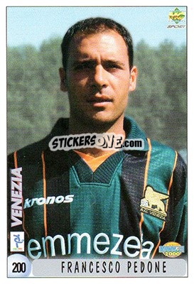 Sticker G. Cardone / F. Pedone - Calcio 1999-2000 n. 200 - Mundicromo