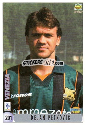 Sticker D. Carnasciali / D. Petkovic - Calcio 1999-2000 n. 201 - Mundicromo