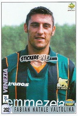 Sticker F. Casazza / F. Natale Valtolina - Calcio 1999-2000 n. 202 - Mundicromo