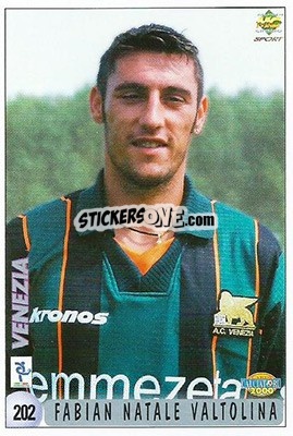 Figurina F. Casazza / F. Natale Valtolina - Calcio 1999-2000 - Mundicromo