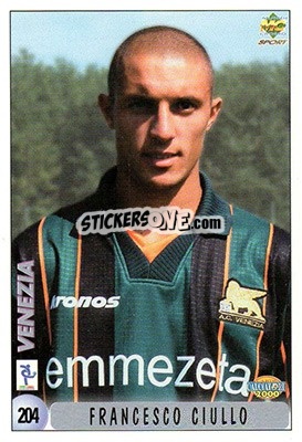 Sticker F. Ciullo / Checklist - Calcio 1999-2000 n. 204 - Mundicromo