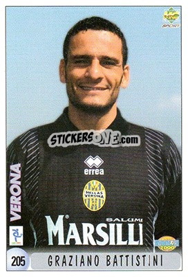 Figurina G. Battistini / M. Franceschetti - Calcio 1999-2000 - Mundicromo