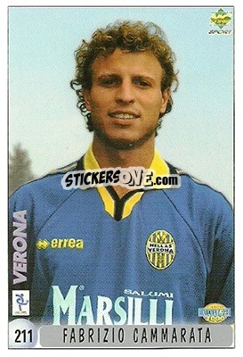 Sticker F. Cammarata / M. Melis - Calcio 1999-2000 n. 211 - Mundicromo
