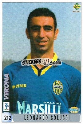 Sticker L. Colucci / L. Mezzano - Calcio 1999-2000 n. 212 - Mundicromo