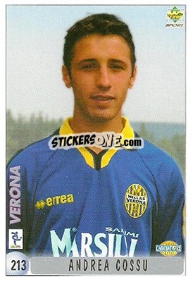 Cromo A. Cossu - Calcio 1999-2000 n. 213 - Mundicromo