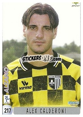 Sticker A. Calderoni / M. Grossi - Calcio 1999-2000 n. 217 - Mundicromo